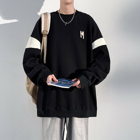 Arm Detail Logo Sweatshirt // Black (XS)