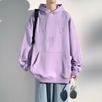 Fluffy Hoodie // Light Purple (XL)