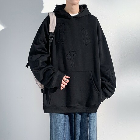 Fluffy Hoodie // Black (XS)