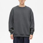 Solid Sweatshirt // Dark Gray (XL)