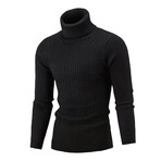 Turtle Neck Sweater // Black (M)