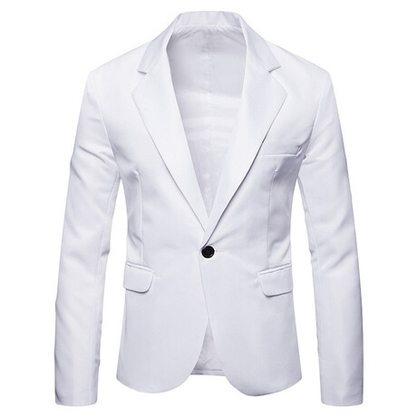 Men's Suit Blazer Jacket // White (XS)