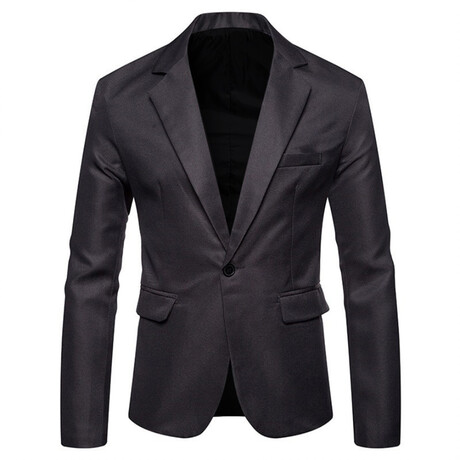 Men's Suit Blazer Jacket // Dark Gray (XS)