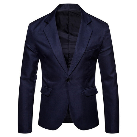 Men's Suit Blazer Jacket // Navy Blue (XS)