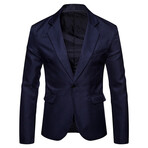 Men's Suit Blazer Jacket // Navy Blue (2XL)