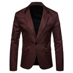 Men's Suit Blazer Jacket // Brown (XL)