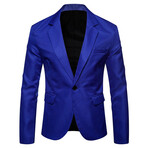 Men's Suit Blazer Jacket // Blue (S)