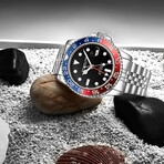 Stuhrling Original Meridian GMT Diver Quartz // 3968.2