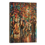 Glowing Music by Leonid Afremov (26"H x 18"W x 1.5"D)