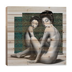 Geishas by Alain Magallon (26"H x 26"W x 1.5"D)