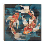 Metallic Koi II by SpaceFrog Designs (26"H x 26"W x 1.5"D)