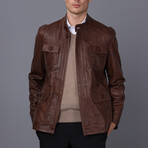 Racer Jacket // Brown (S)