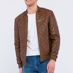 Quilted Jacket // Brown (S)