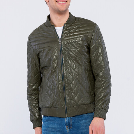 Quilted Jacket // Green (S)