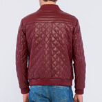 Quilted Jacket // Burgundy (S)