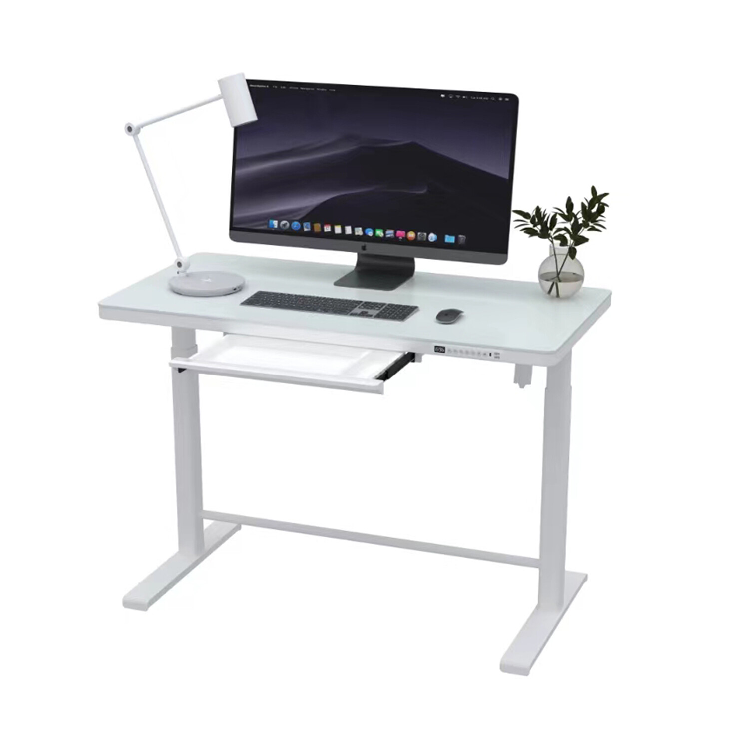 RISE UP electric standing desk height adjustable sit stand up computer –  UncagedErgonomics