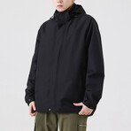 Hooded Jacket // Black (XL)