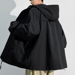 Hooded Jacket // Black (XL)