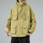 Utility Hooded Jacket // Olive (S)