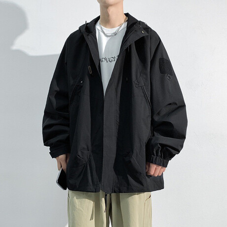 Hooded Jacket // Black (XS)