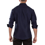 La Mesa Long Sleeve Dress Shirt // Navy (XS)