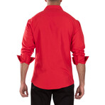 La Mesa Long Sleeve Dress Shirt // Red (2XL)