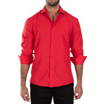 La Mesa Long Sleeve Dress Shirt // Red (2XL)