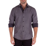 Driving Up Long Sleeve Dress Shirt // Black (2XL)