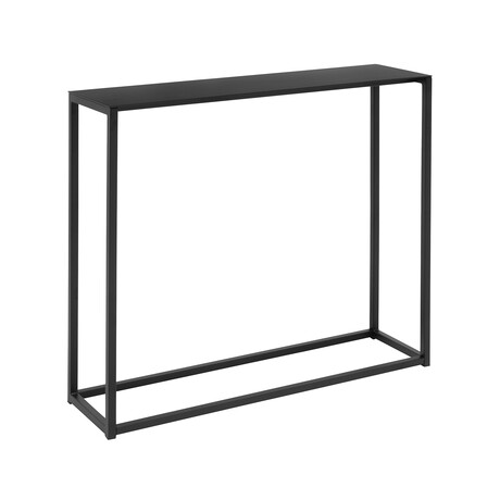 Montclair Console Table in Matte Black