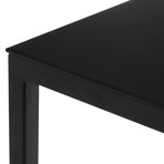 Montclair Console Table in Matte Black