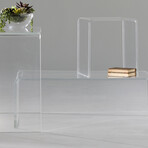 Veobreen Side Table in Clear Acyrlic