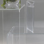 Veobreen Side Table in Clear Acyrlic