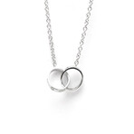 Cartier // 18k White Gold Love Necklace // 17.5" // Store Display