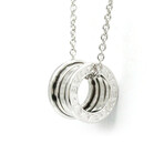 Bulgari // 18k White Gold Bulgari B.Zero1 Necklace // 16" // Store Display