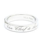 Van Cleef & Arpels // Platinum Toujours Signature Etoiles Ring // Ring Size: 5.25 // Store Display