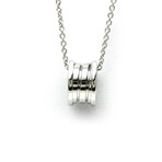 Bulgari // 18k White Gold Bulgari B.Zero1 Necklace // 16" // Store Display