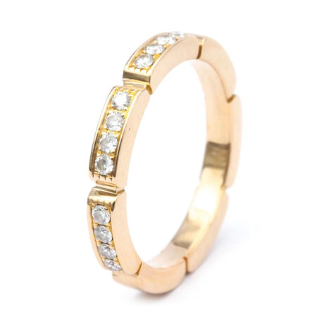 Cartier // 18k Rose Gold Maillon Panthere Ring // Ring Size: 5.25 // Store Display