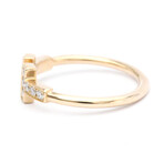 Tiffany & Co. // 18k Rose Gold T-Wire Ring With Diamond // Ring Size: 5 // Store Display