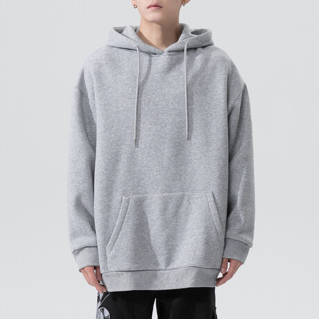 Solid Hoodie    Melange (3xl) - Kai Milan Hoodies - Touch Of Modern