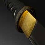 Musashi Limited Edition Bamboo "Fast Cutter" Lightweight Katana Design by Paul Southren (Burgundy Wood Saya)