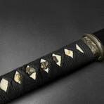 Musashi Limited Edition Bamboo "Fast Cutter" Lightweight Katana Design by Paul Southren (Black)