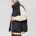 Puffer Vest // Black (XL)