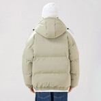 Puffer Jacket // Gray Green (XL)