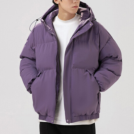 Puffer Jacket // Purple (XS)