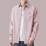 Button Up Shirt // Pink (XL)