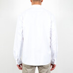 Long Sleeve Button Up // White (M)