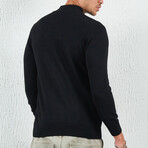 Quarter Zip Pullover // Black (XS)