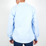Long Sleeve Button Up // Light Blue (M)