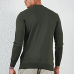Mock Neck Pullover // Khaki (XL)