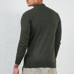 Quarter Zip pullover // Khaki (XS)